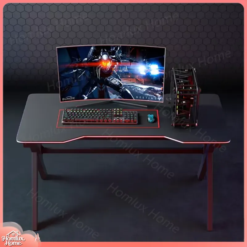 Desk Setup L Shaped - K자형 조절 가능한 게이밍 책상 (LED
