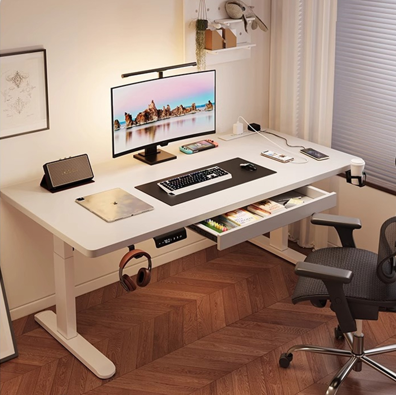Setup Desk Monitor - 현대식 철제 듀얼 모터 전동 스탠딩