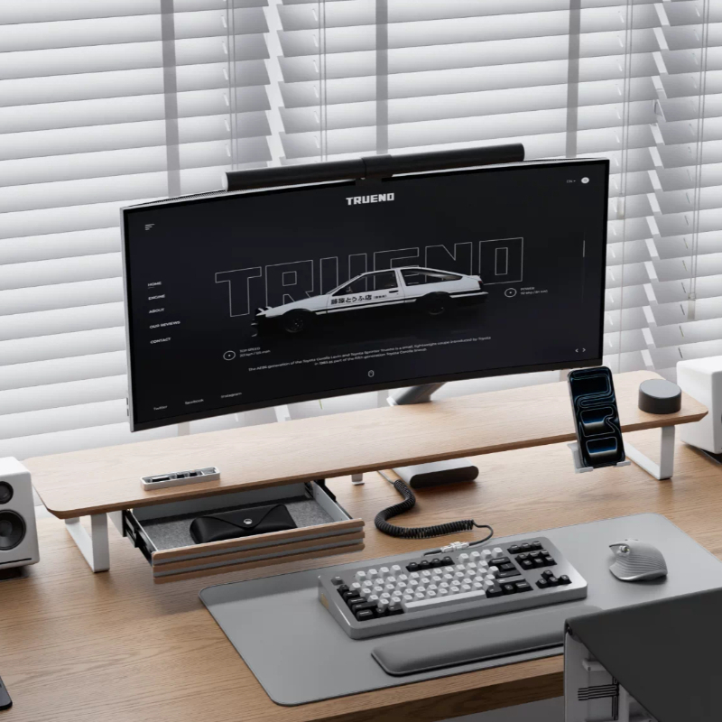 모듈형 모니터 받침대 오크 원목 데스크탑 컴퓨터 수납  - Setup Desk Monitor 리뷰 및 가격