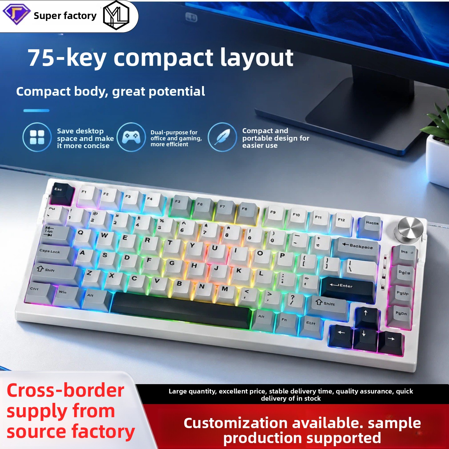 퍼센트 트라이 모드 기계식 키보드, 블루투스, USB- - Desk Setup Pc And Laptop 리뷰 및 가격