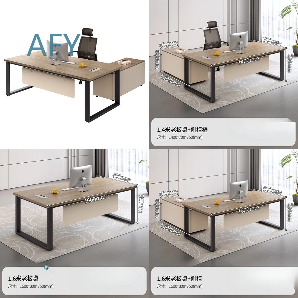 인체공학적 의자가 있는 사무실 워크스테이션용 임원 책상 - Desk Setup L Shaped 리뷰 및 가격