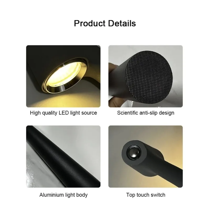 LED 탁상 램프, USB 충전식, 분위기 조명, 침실 - Desk Setup Minimalist 리뷰 및 가격