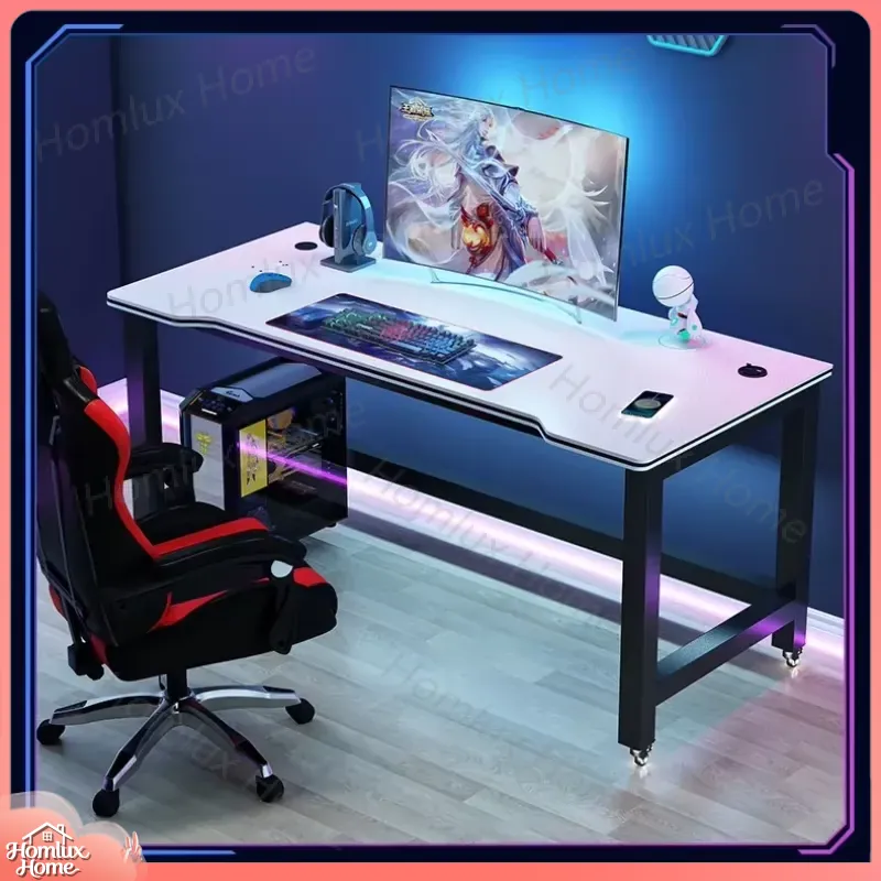 카본 파이버 질감 블랙 게이밍 데스크 인체공학적 높이  - Desk Setup L Shaped 리뷰 및 가격