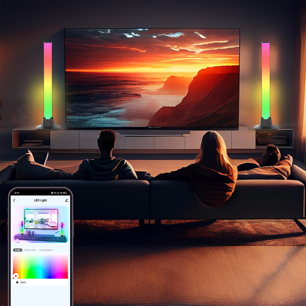 TV 백라이트, 스마트 RGB LED 조명 바, 분위기 - Desk Setup With Tv 리뷰 및 가격