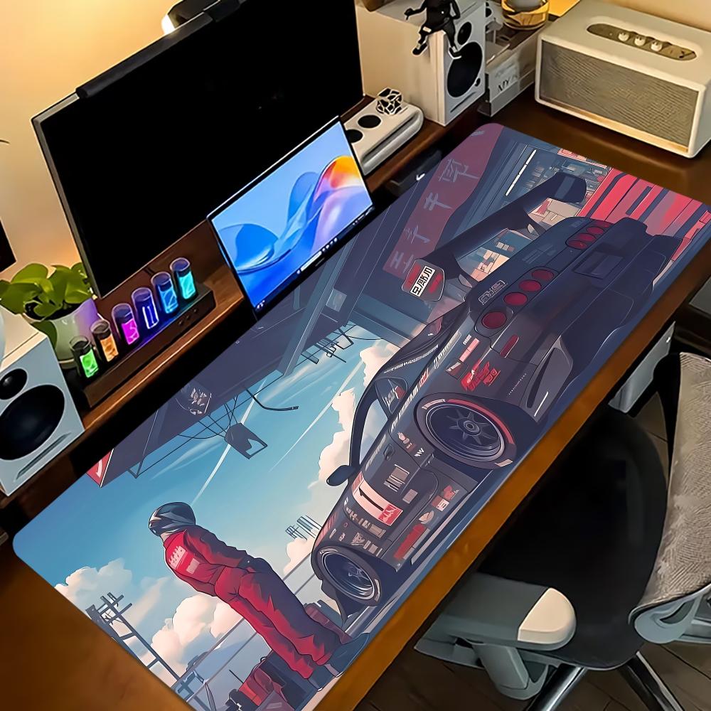 사쿠라 스포츠카 확장형 데스크 매트 논슬립 고무 스티치 - Desk Setup Pc And Laptop 리뷰 및 가격