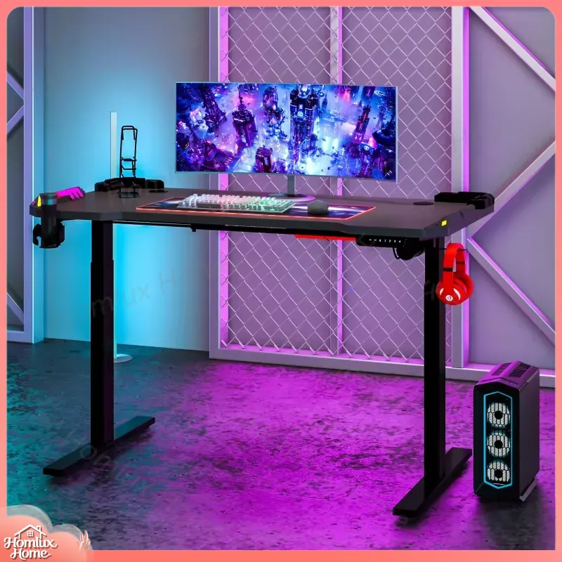맞춤형 조절 가능 RGB LED 데스크 램프 (침실 P - Desk Setup L Shaped 리뷰 및 가격